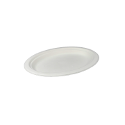 Bagasse Teller oval 26x19cm *50* Stk. 235200 eco-friendly